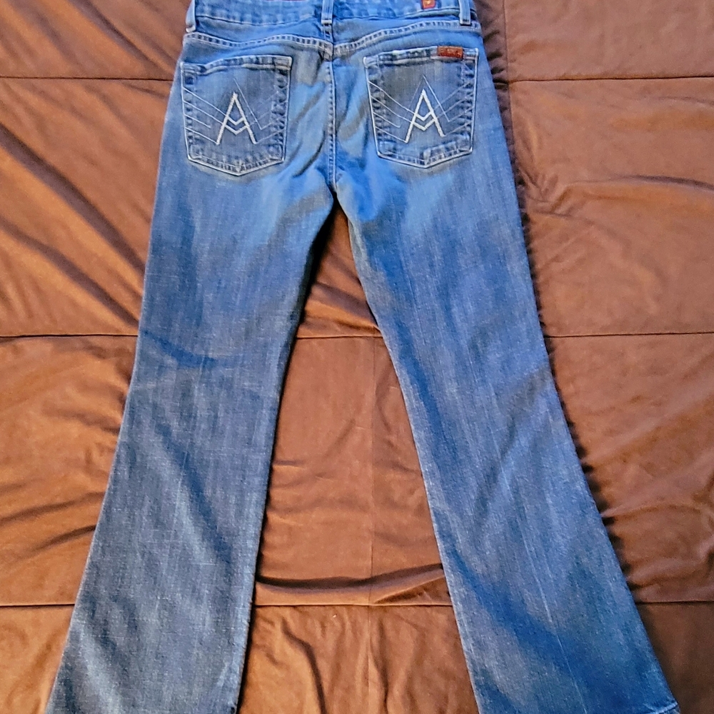 7 For All Mankind Jeans, flip flop style-size 28